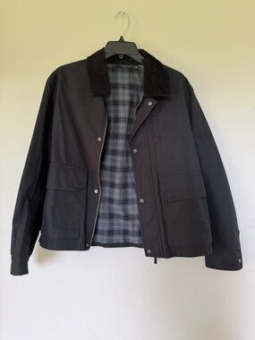 Uniqlo black Utility barn jacket